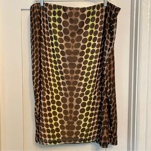 AFRM polka dot stretchy mesh skirt, never worn!